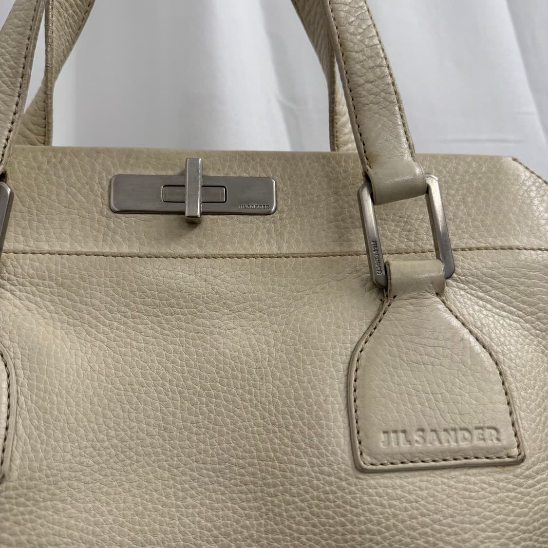 질 샌더 그레인 레더 숄더백 상품이미지2