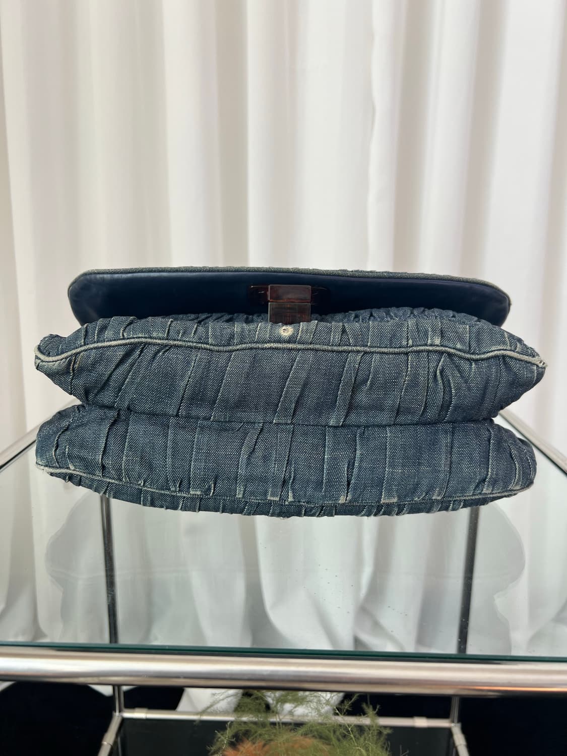 프라다 FW2011 데님 카프레토 가프레 숄더백 상품이미지9