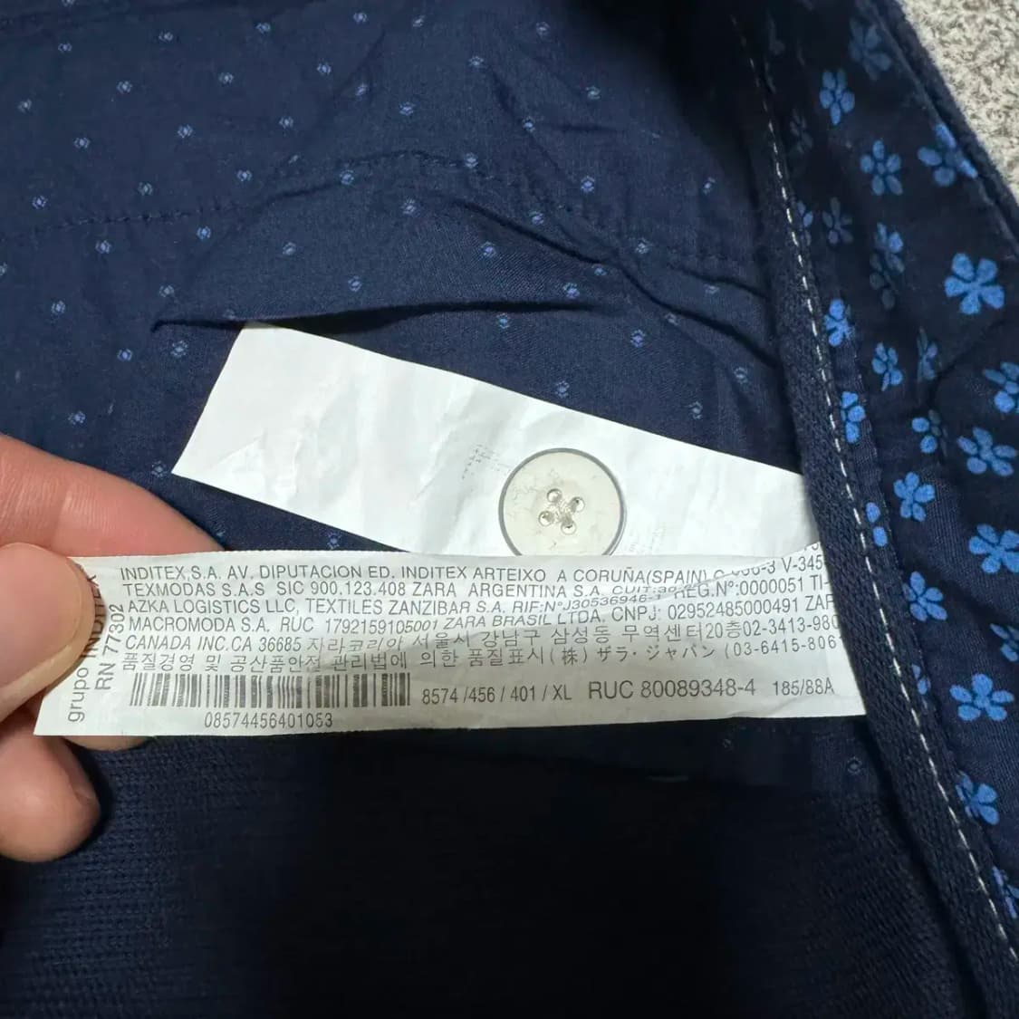 XL 자라 반바지 상품이미지3