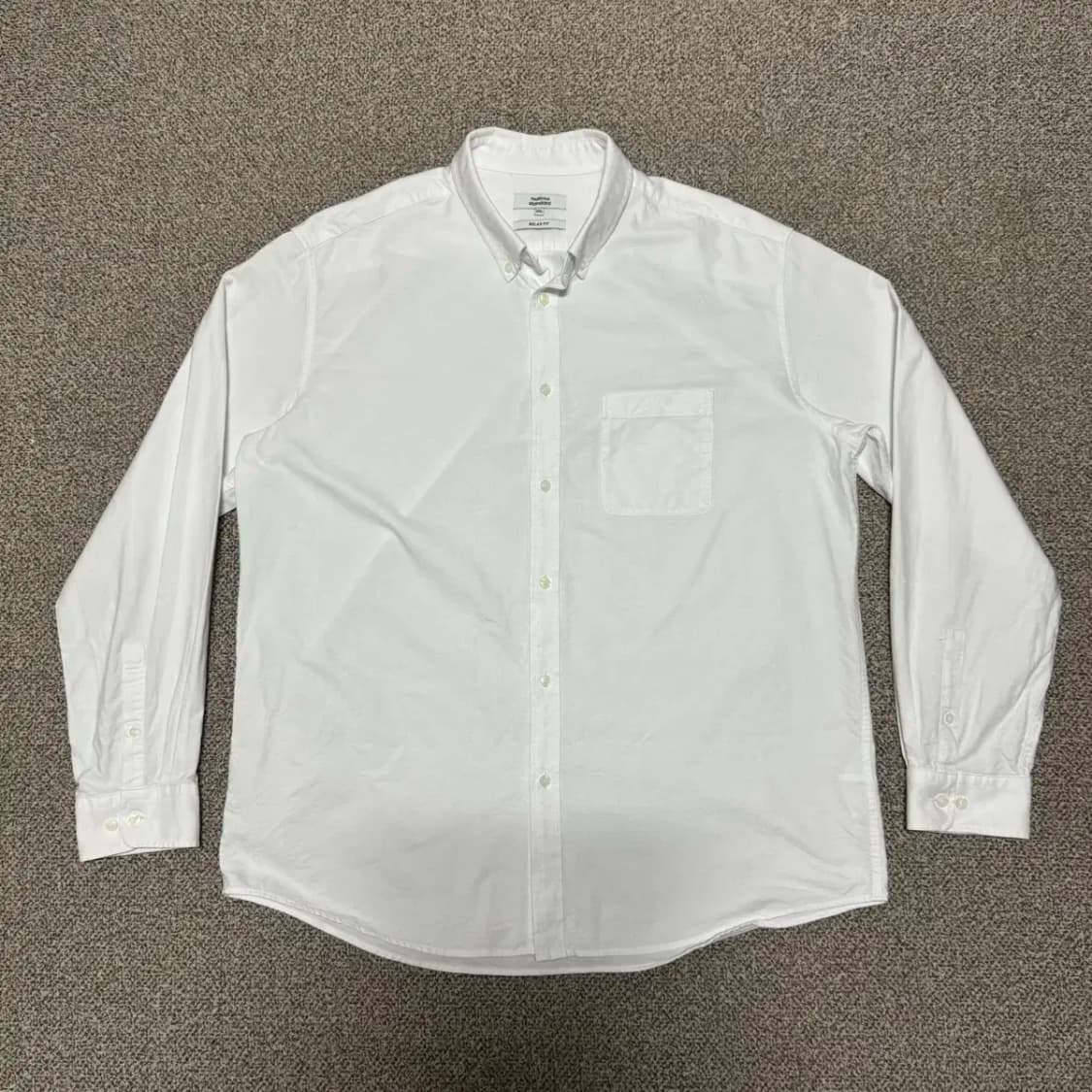 2xl 무신사스탠다드 화이트 셔츠 릴렉스핏 상품이미지1