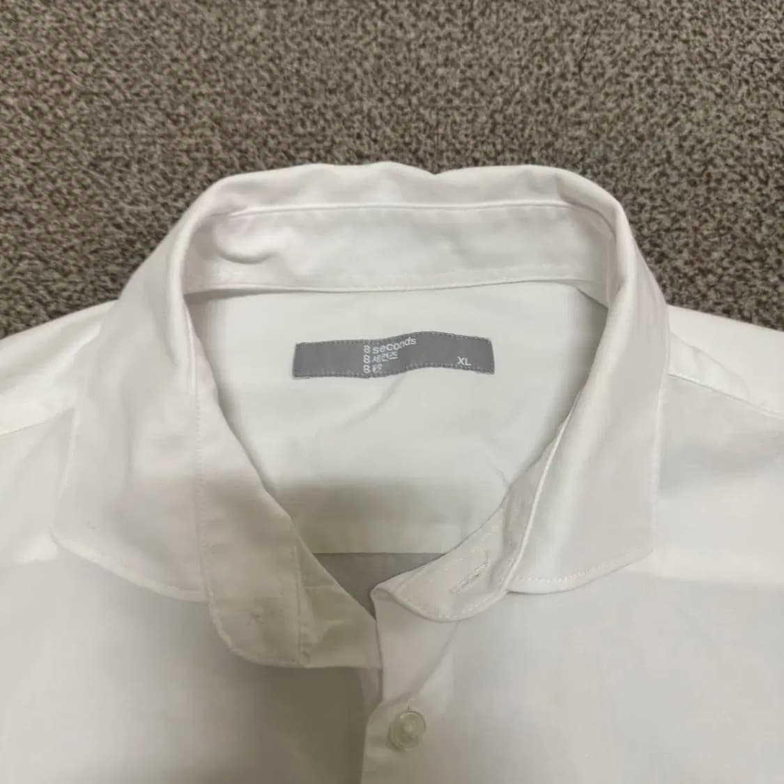 XL 에잇세컨즈 화이트 셔츠 상품이미지3