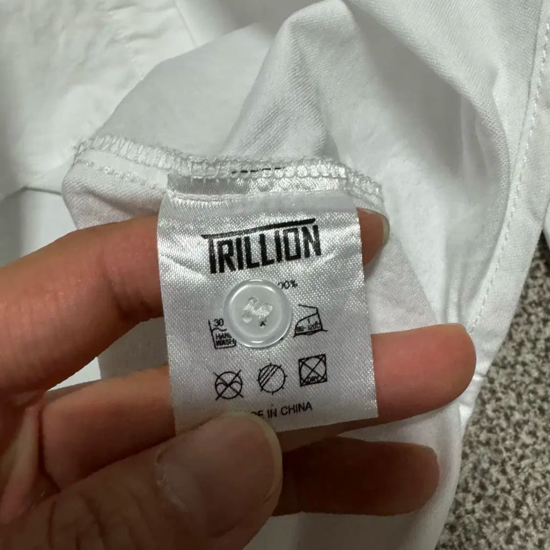 L 트릴리온 화이트 셔츠 상품이미지5