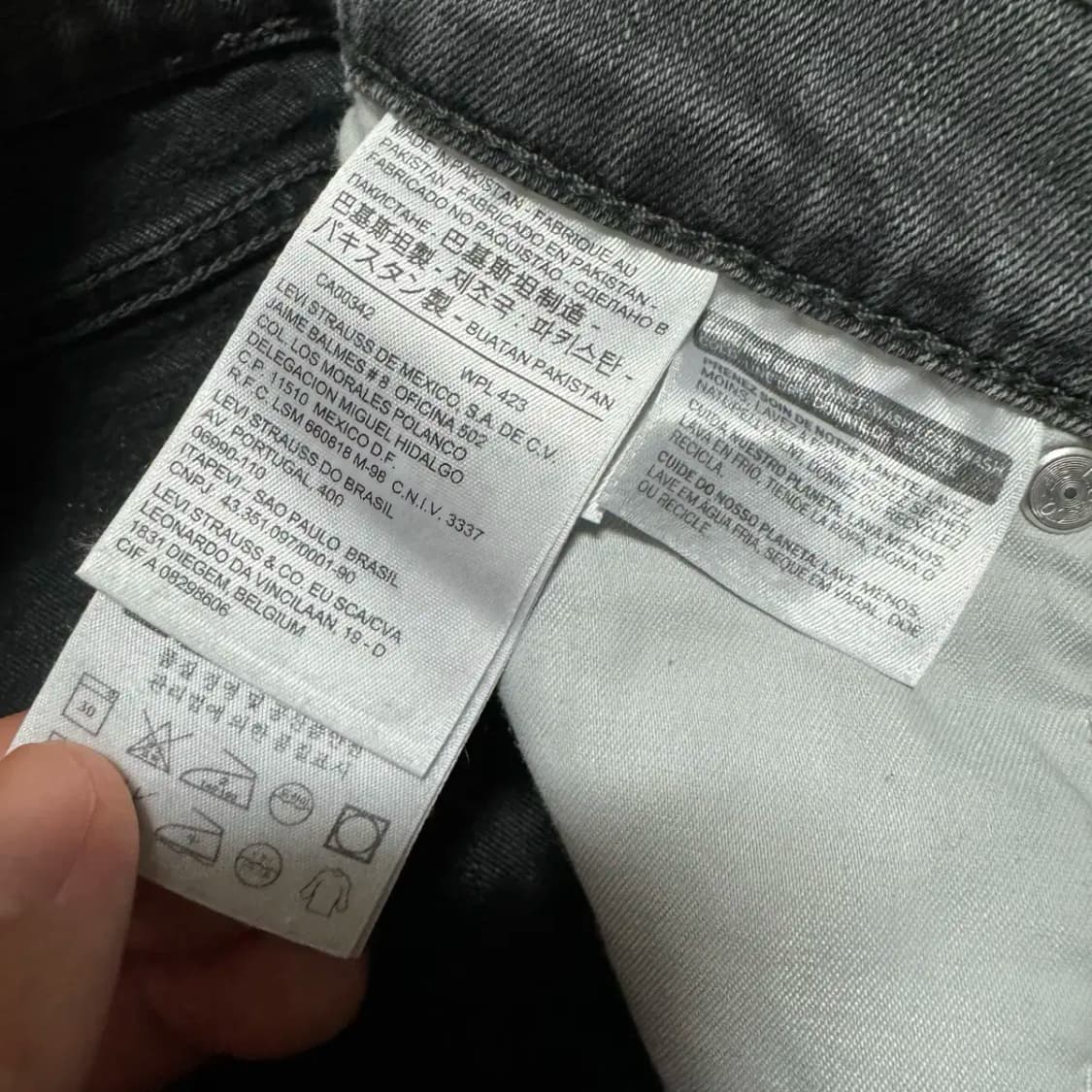 26 리바이스 311 흑청바지 여성 상품이미지7