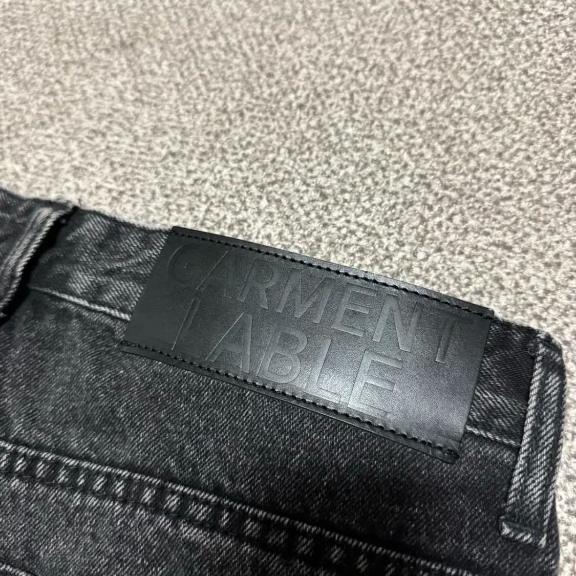 30 가먼트레이블 피스워커 흑청바지 상품이미지3