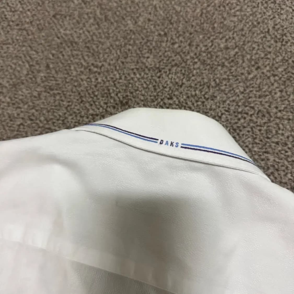 105 닥스 화이트 반팔 셔츠 상품이미지7