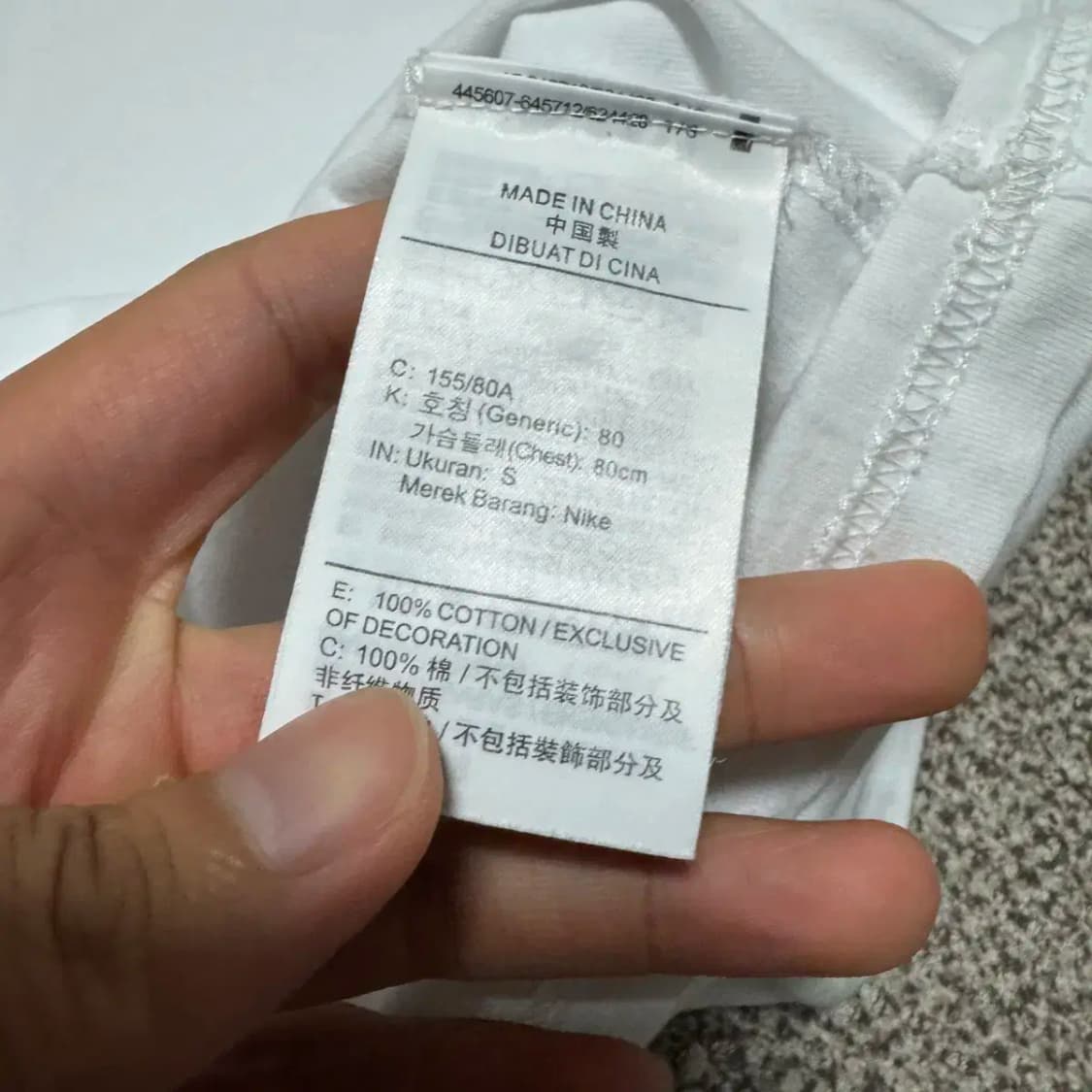 S 나이키 빅스우시 롱 반팔 여성 상품이미지5