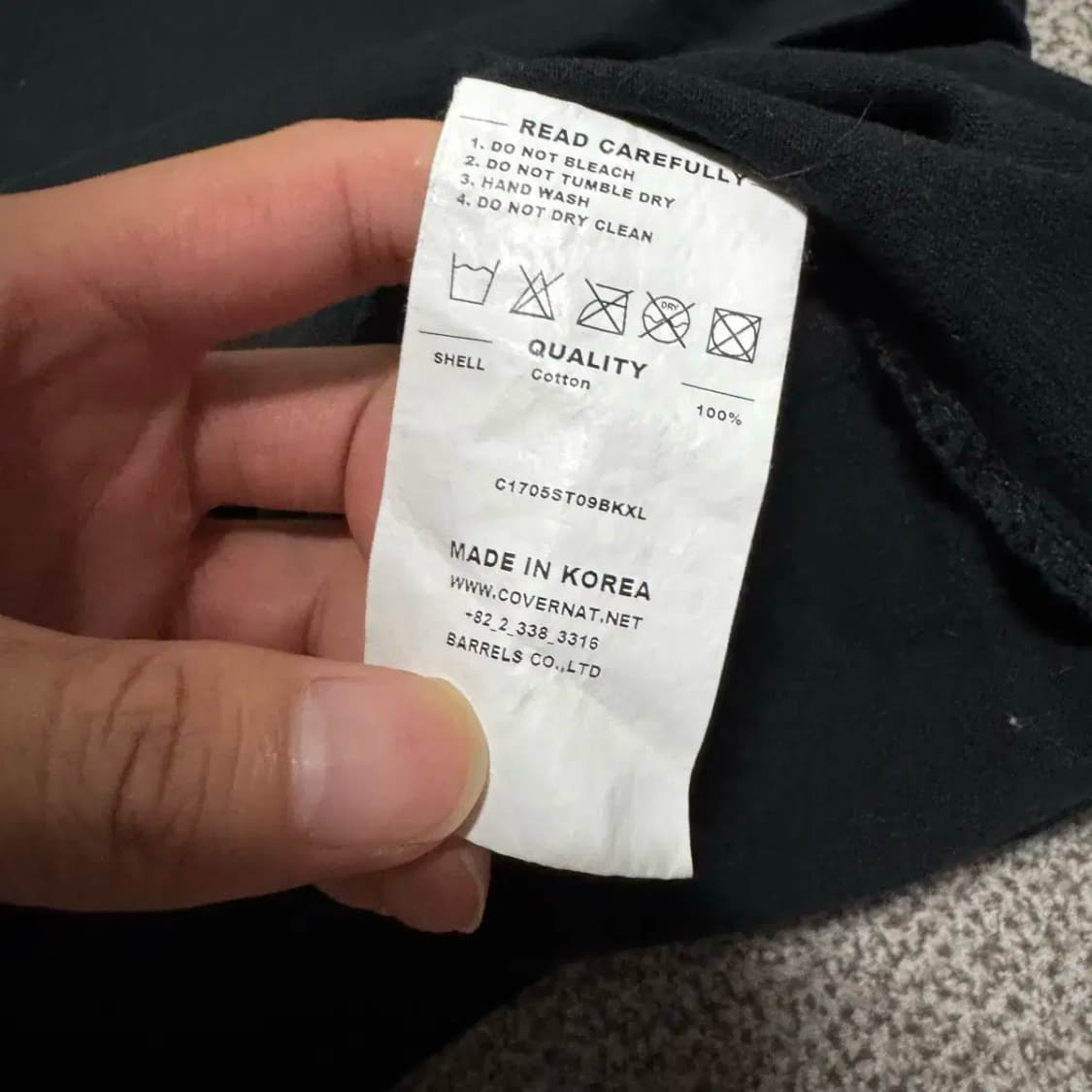 XL 커버낫 헨리넥 반팔 상품이미지5