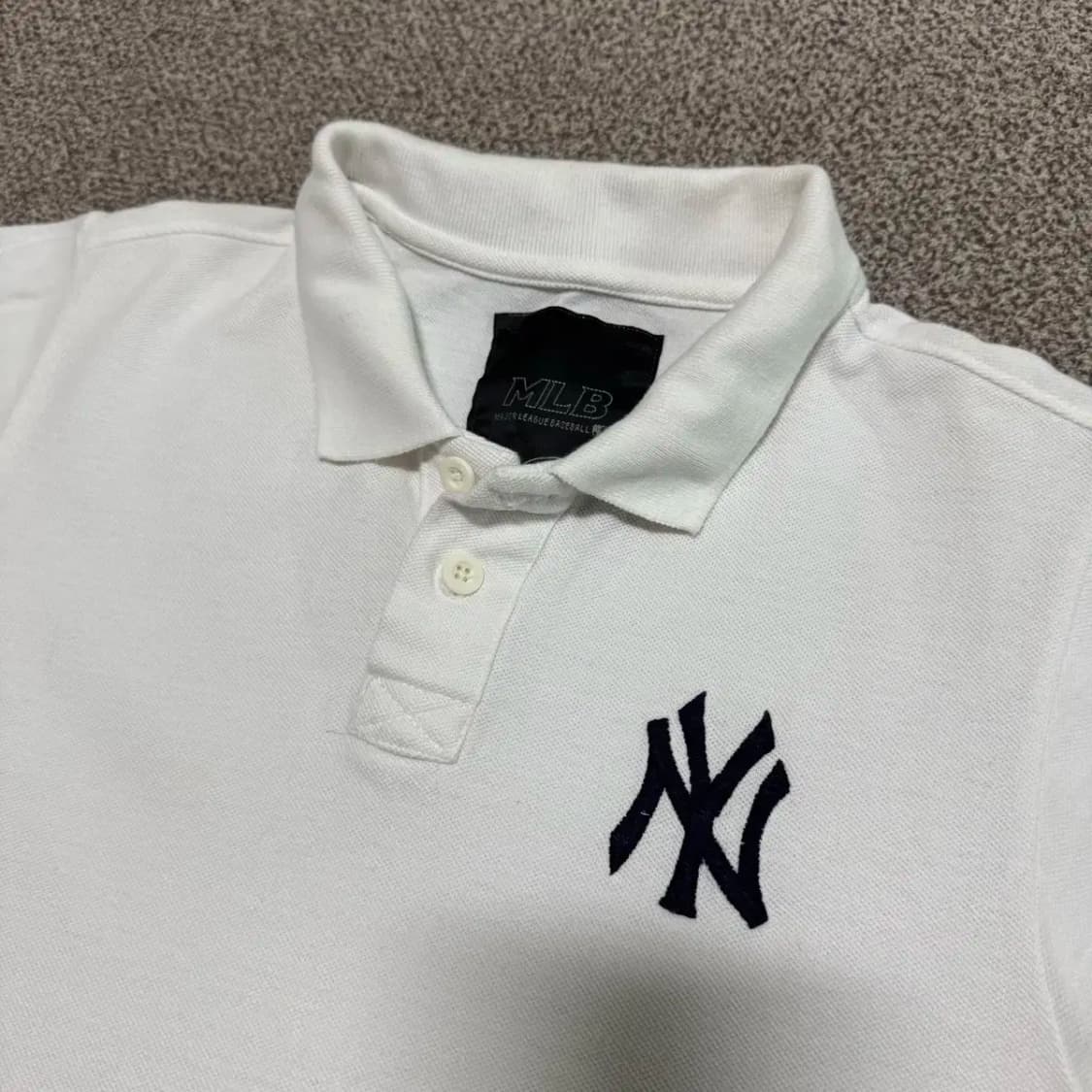 90 엠엘비 뉴욕양키즈 반팔 카라티 여성 상품이미지2