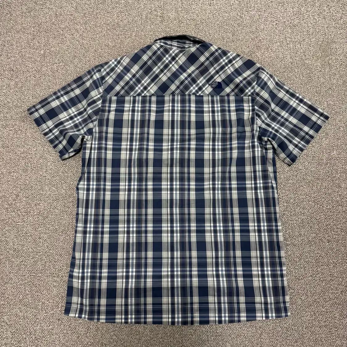 2xl 노스페이스 체크 반팔 셔츠 상품이미지7