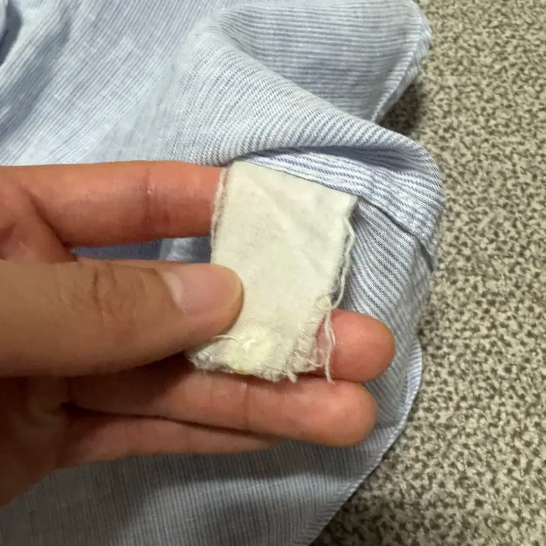105 빈폴 린넨 반팔 셔츠 슬림 상품이미지6