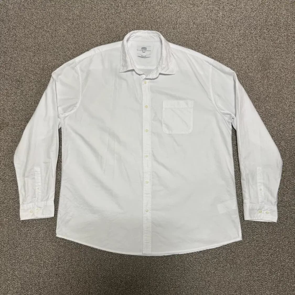 2xl 무신사스탠다드 화이트 셔츠 릴렉스핏 상품이미지1
