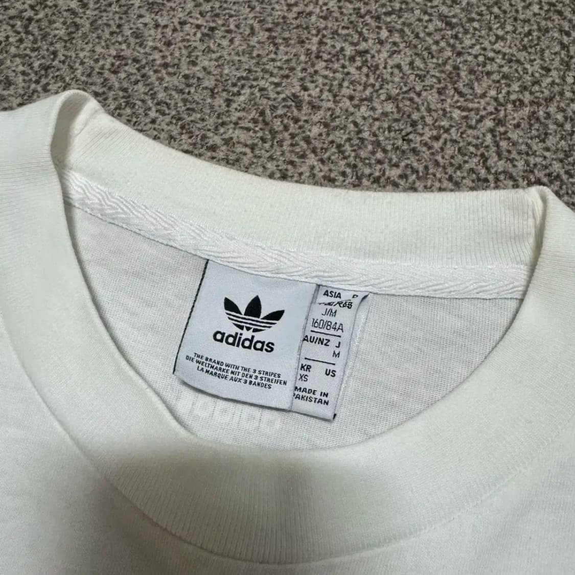 Xs 아디다스 크롭탑 반팔 상품이미지4