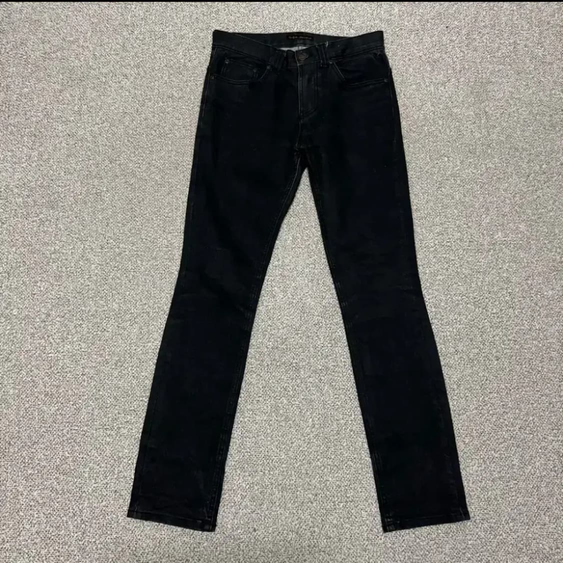 30 누디진 블랙 데님 팬츠 상품이미지4
