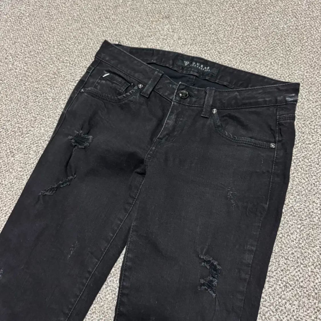 27 게스 흑청바지 여성 상품이미지6