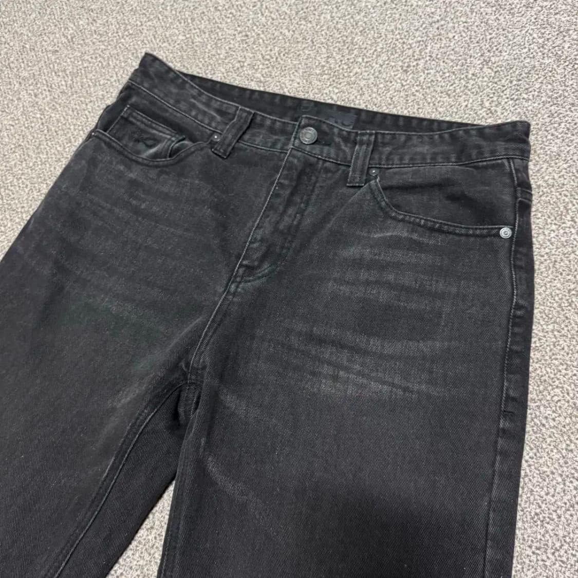 32 플랙 흑청바지 상품이미지5