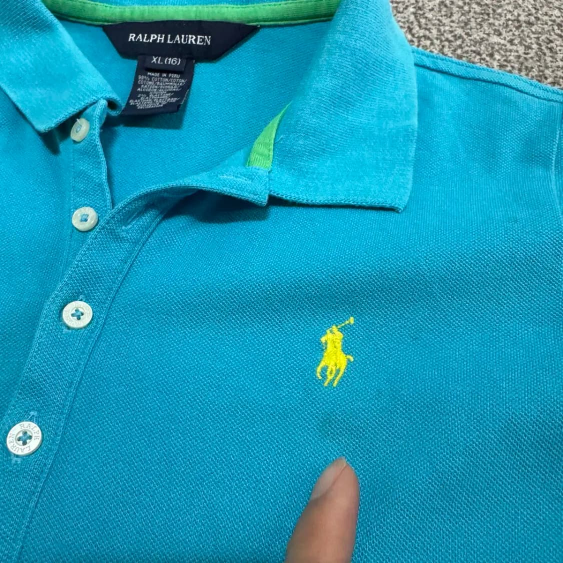 폴로랄프로렌 반팔 카라티 여성 주니어 상품이미지3