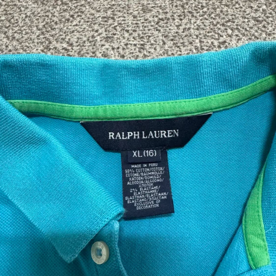 폴로랄프로렌 반팔 카라티 여성 주니어 상품이미지4