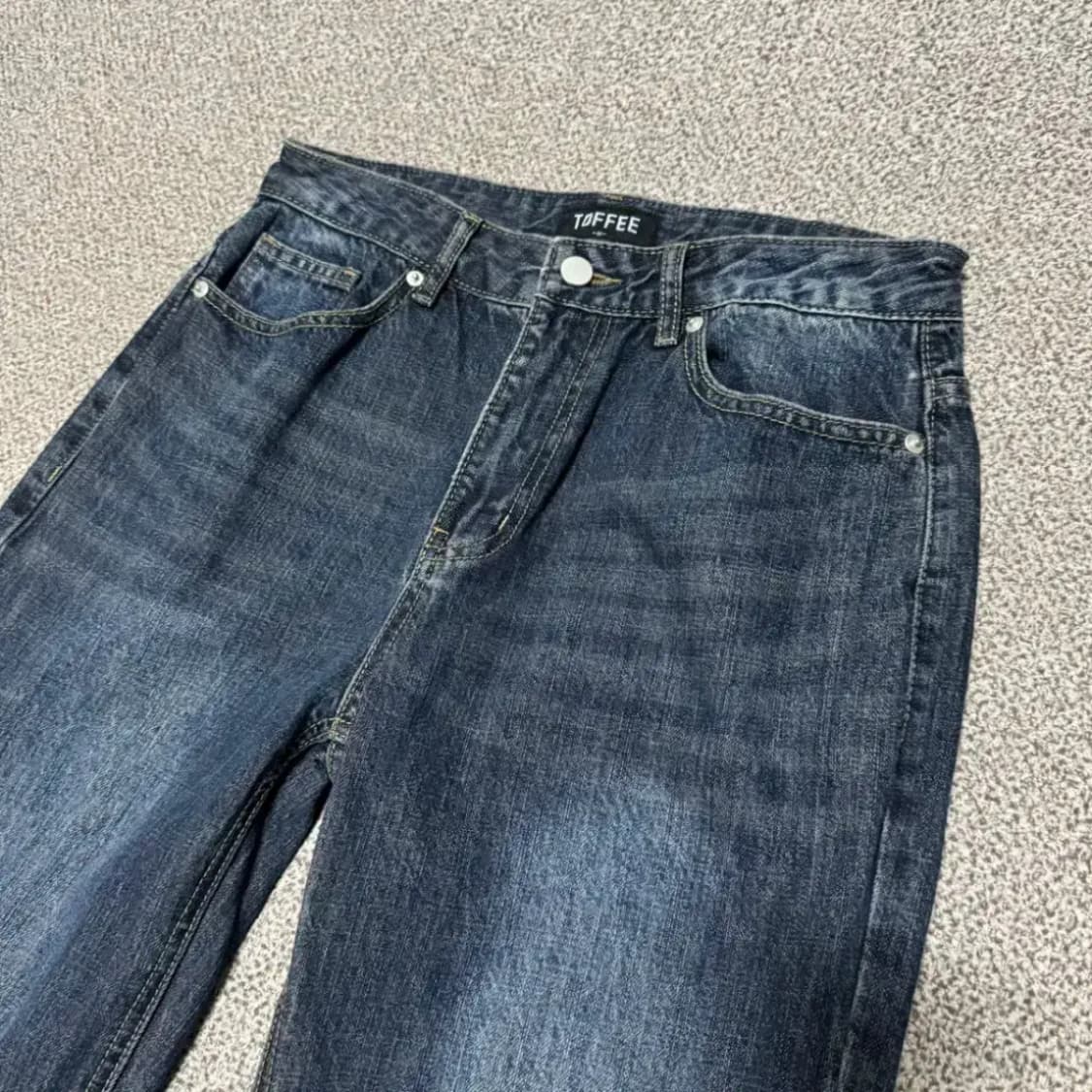 M 토피 데님 진청바지 상품이미지2