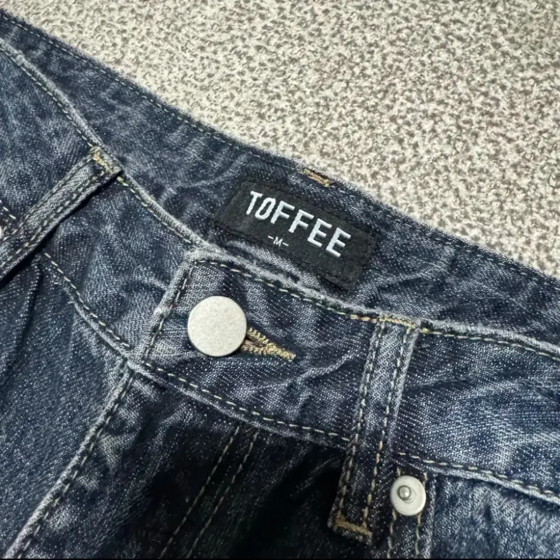 M 토피 데님 진청바지 상품이미지3