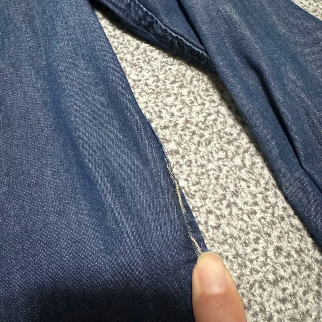 90 타미힐피거 데님 셔츠 여성 상품이미지6