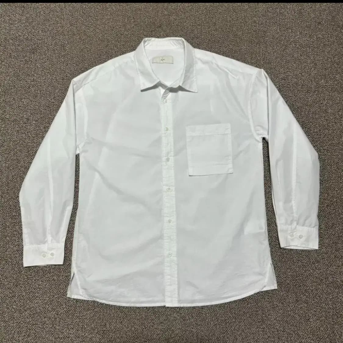 M 플랙 화이트 셔츠 상품이미지1