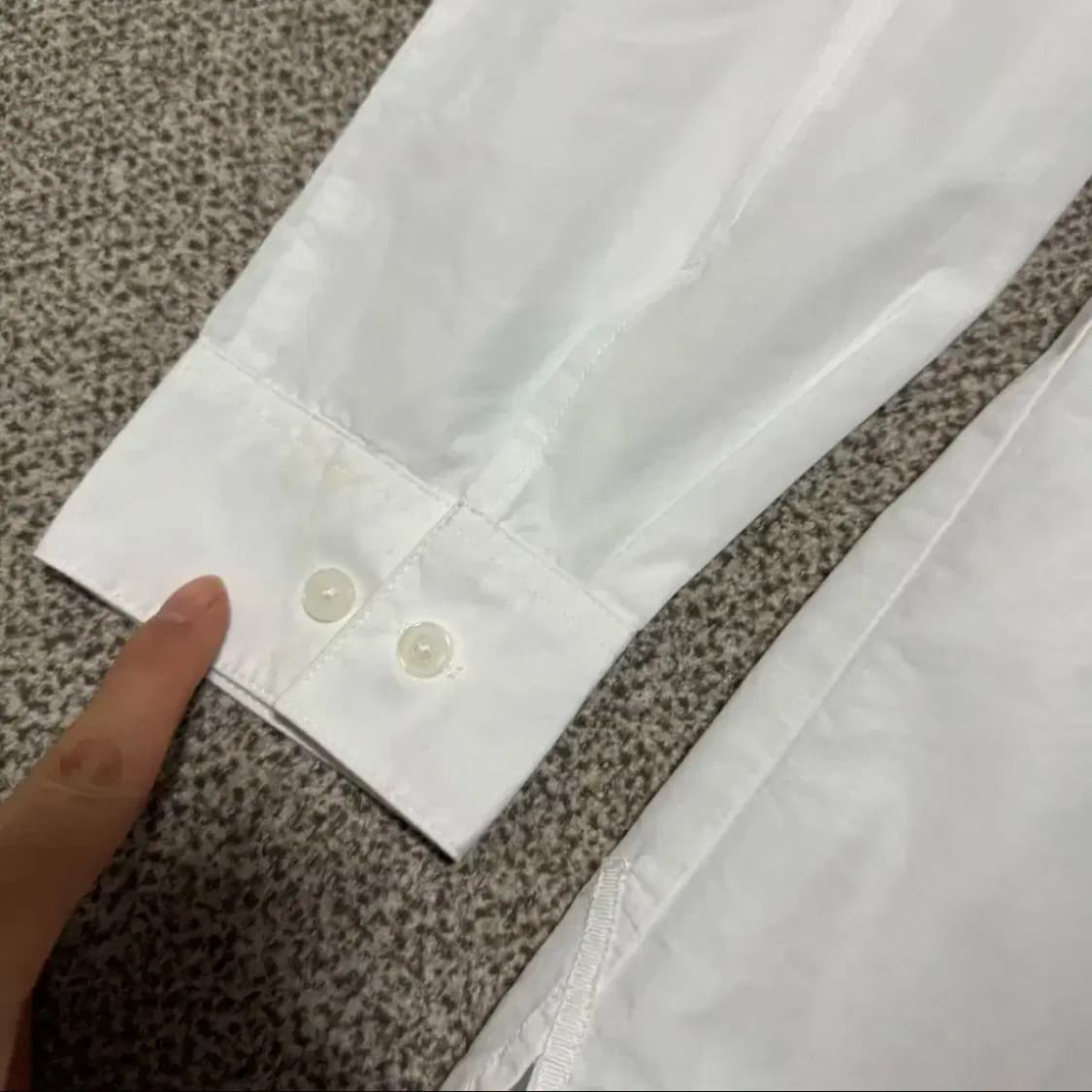 M 플랙 화이트 셔츠 상품이미지4