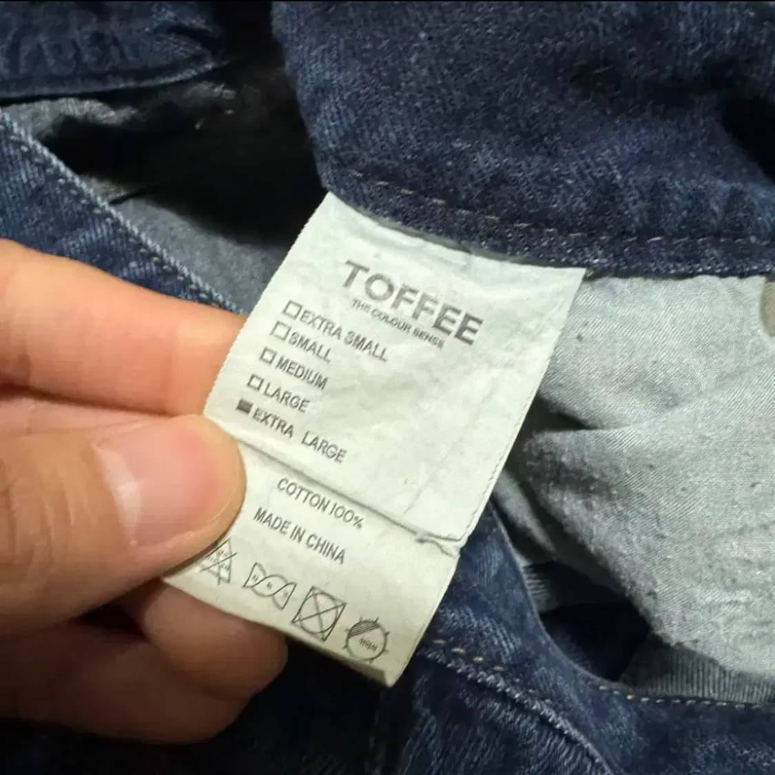 XL 토피 TOFFEE 데님 청바지 상품이미지4