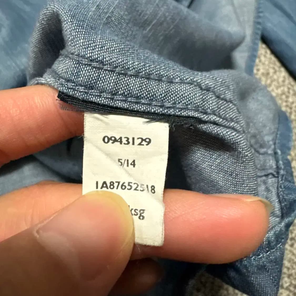 M 타미힐피거 데님 셔츠 상품이미지5