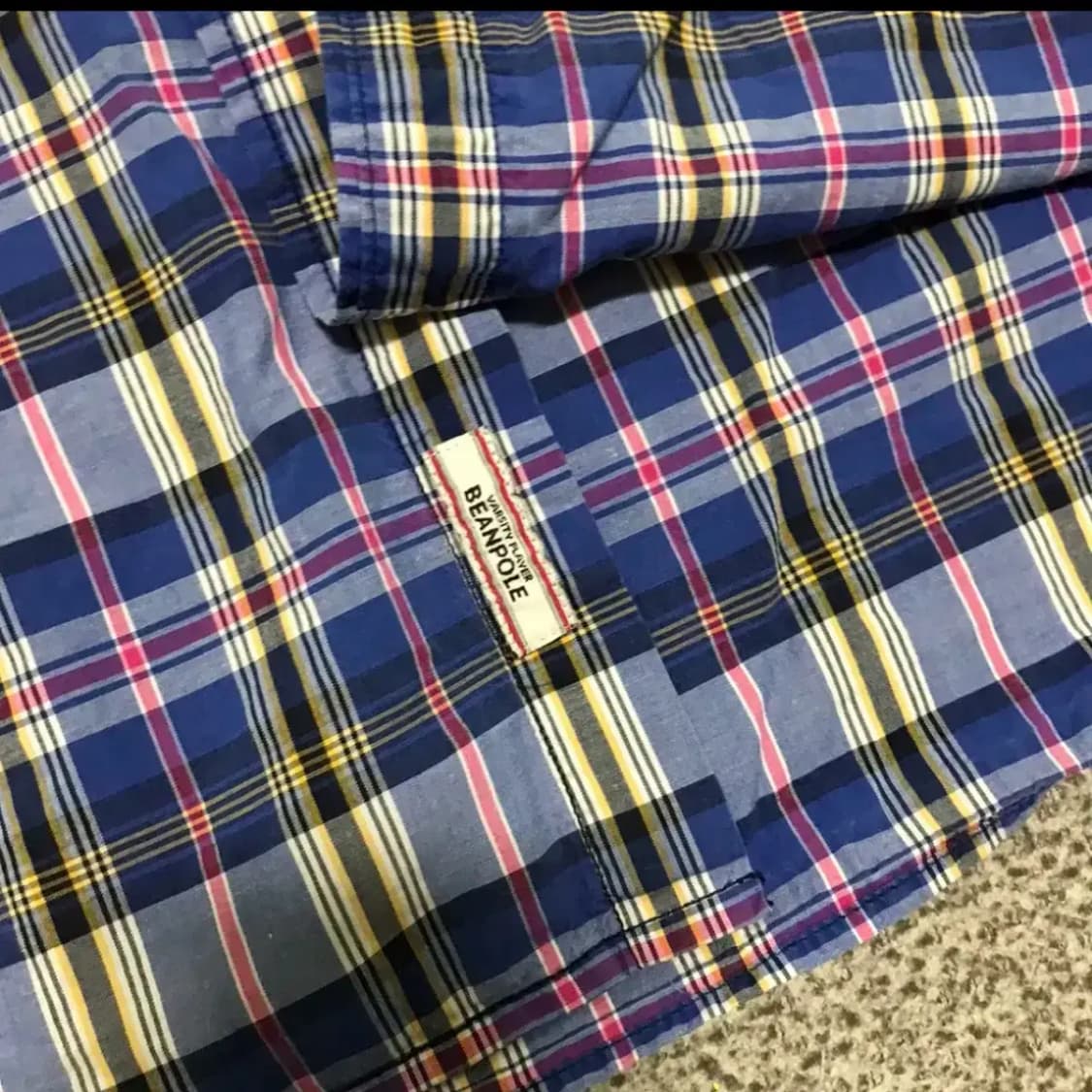 95 빈폴 반팔 체크 셔츠 상품이미지4