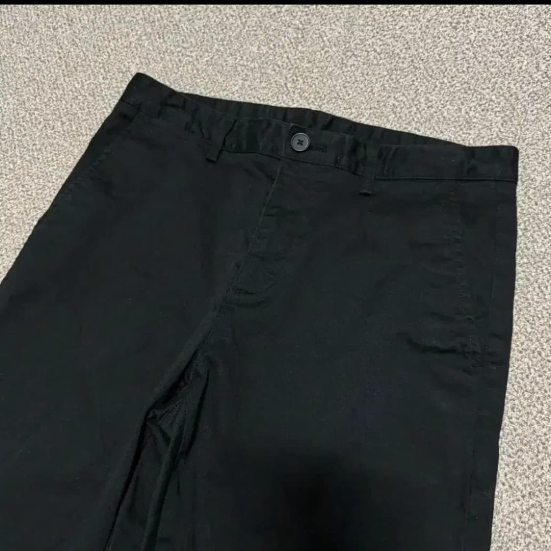 30 무신사스탠다드 블랙 면바지 상품이미지2