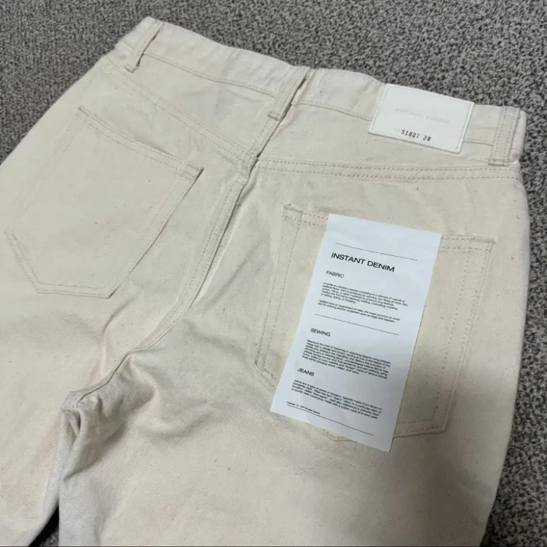 28 인스턴트데님 바지 상품이미지2