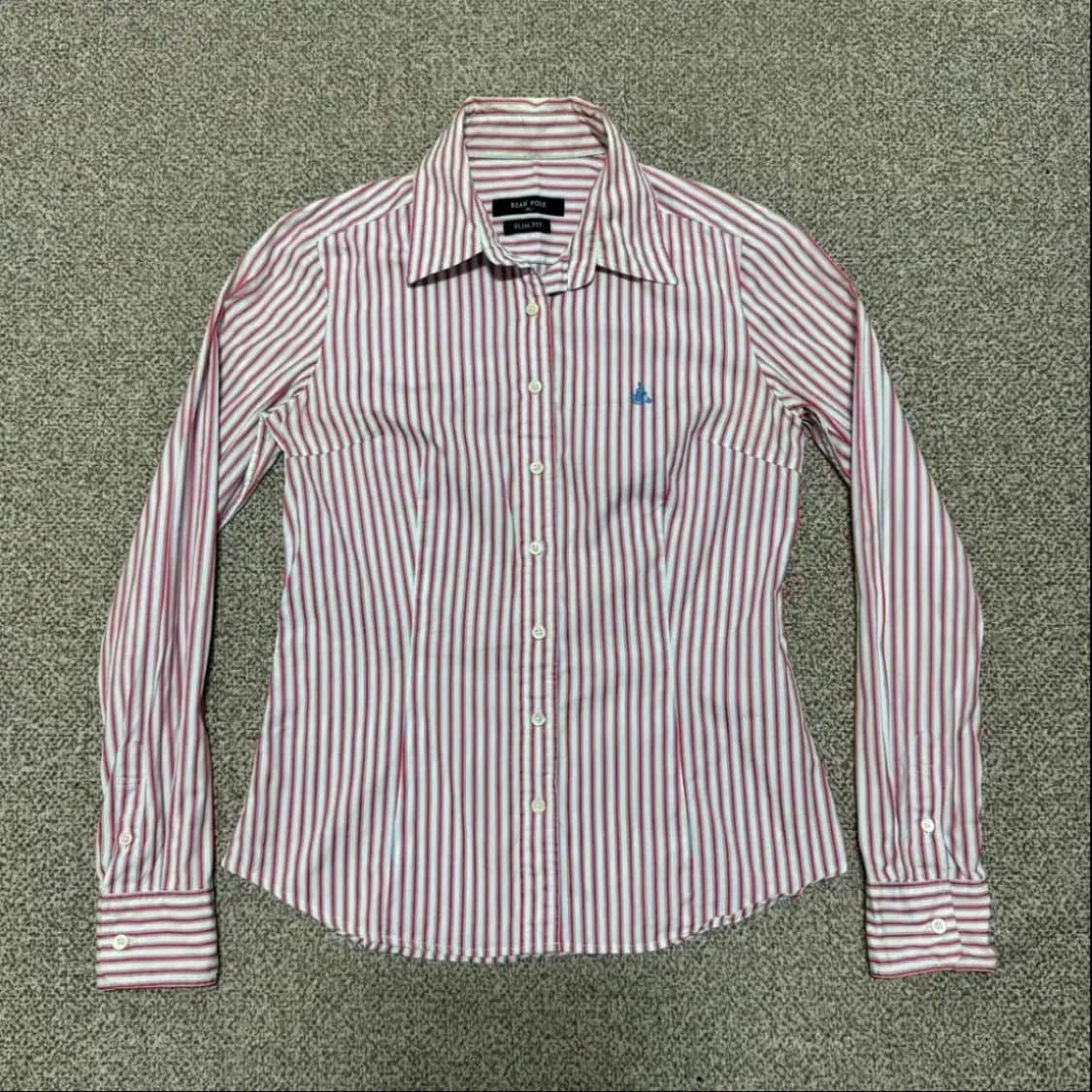 100 빈폴 스트라이프 셔츠 여성 상품이미지1