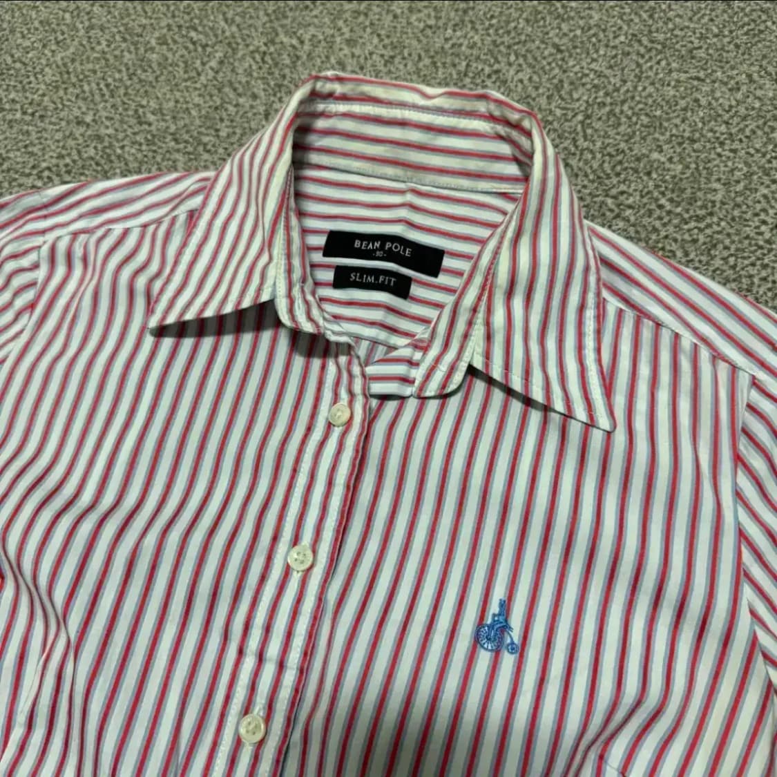 100 빈폴 스트라이프 셔츠 여성 상품이미지2