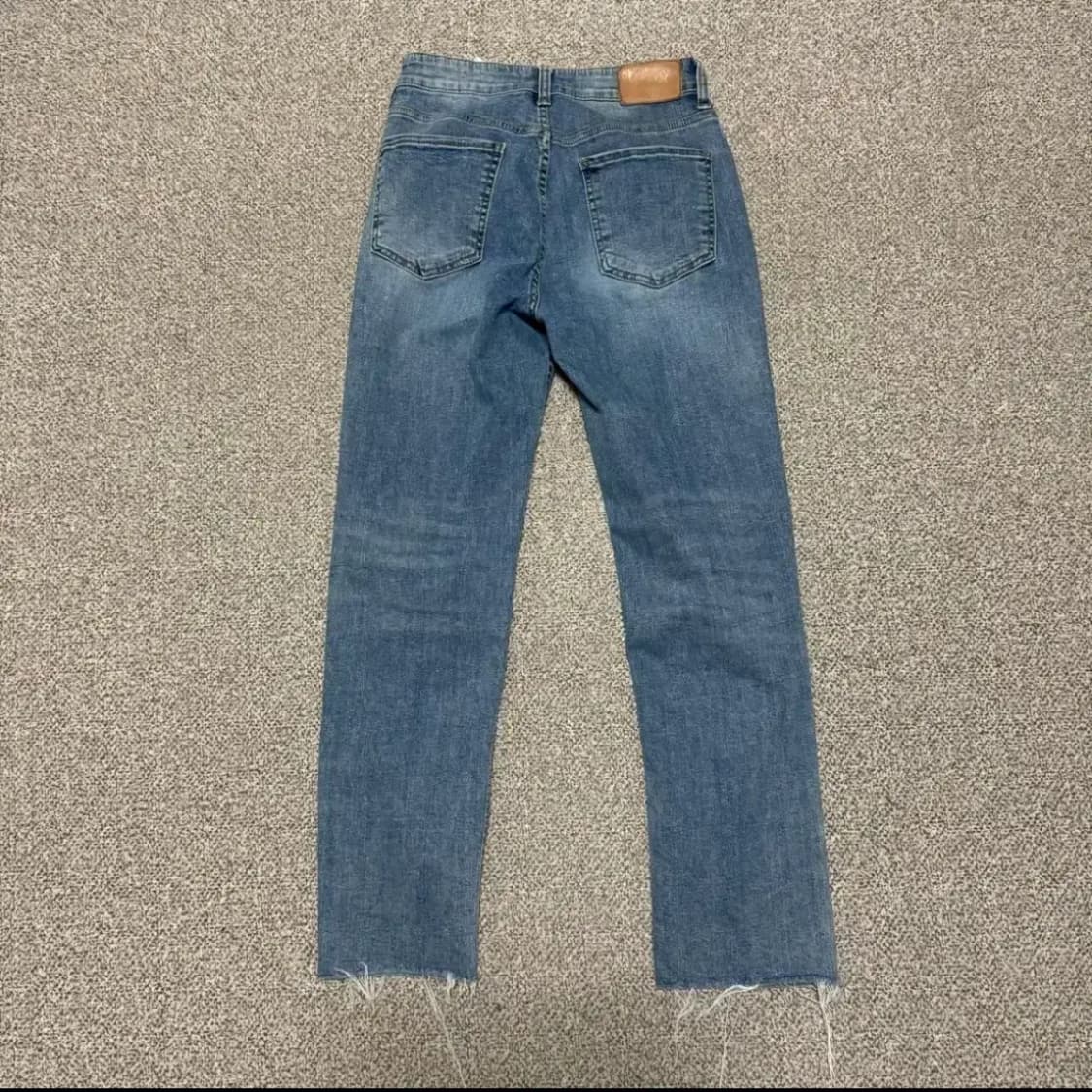 24 플랙 데님 바지 여성 상품이미지1