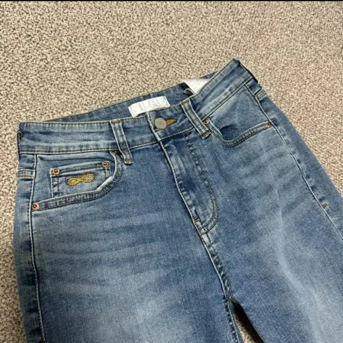 24 플랙 데님 바지 여성 상품이미지5