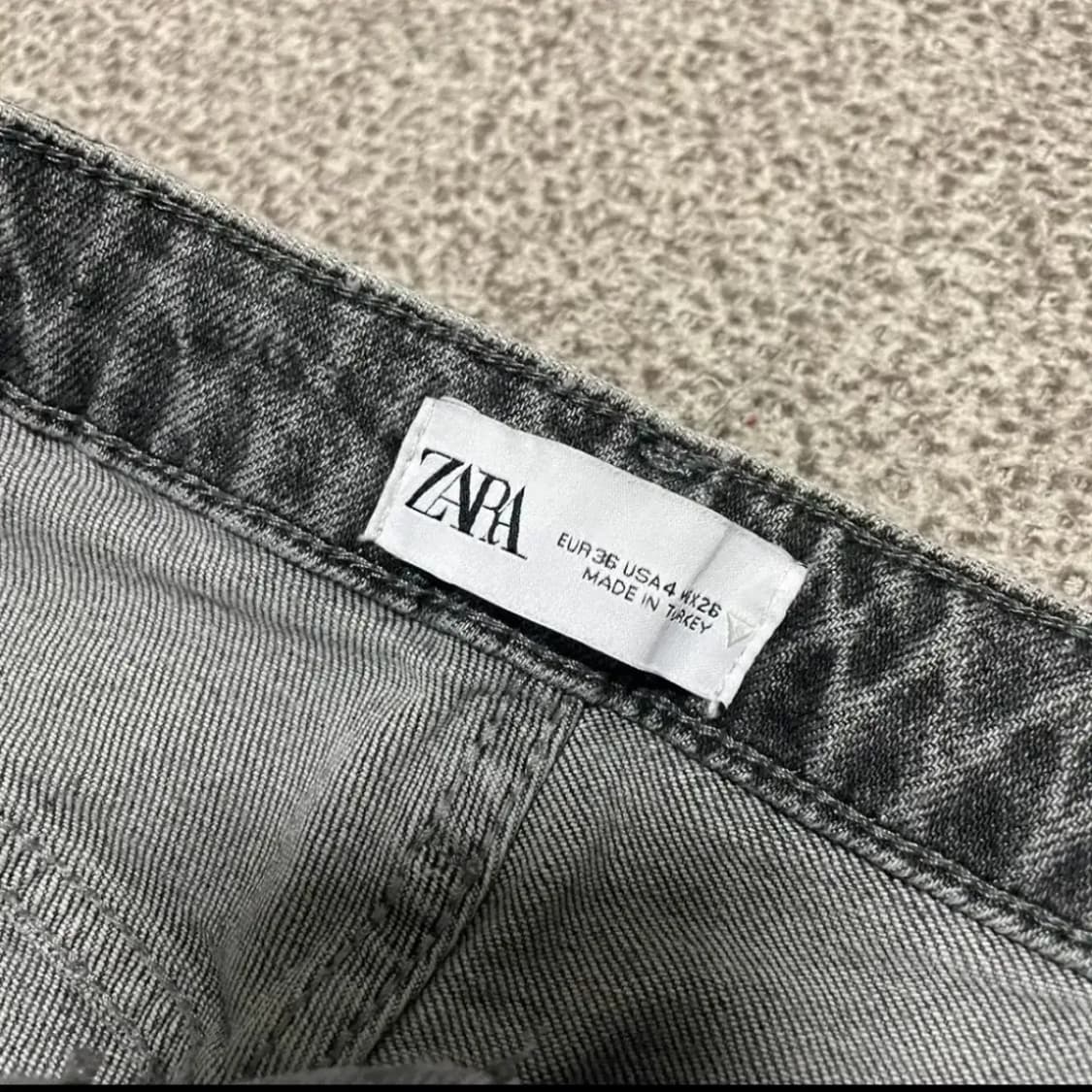 25 자라 흑청바지 여성 상품이미지6