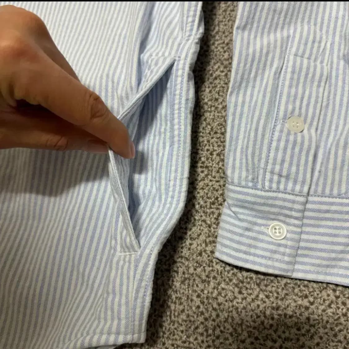 M 라퍼지스토어 스트라이프 셔츠 상품이미지4