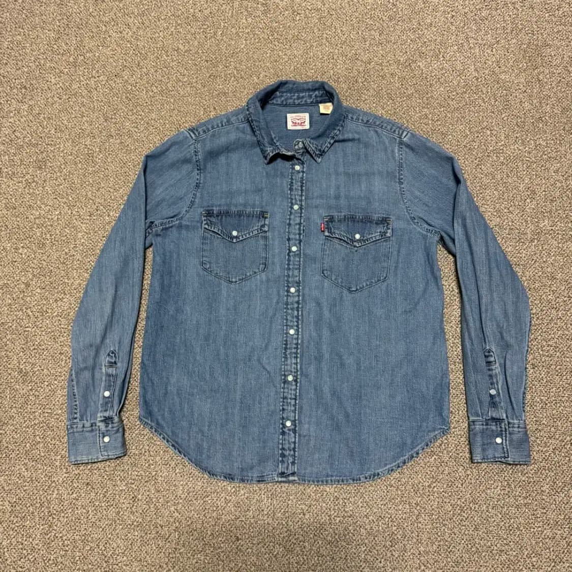 M 리바이스 데님 셔츠 여성 상품이미지1