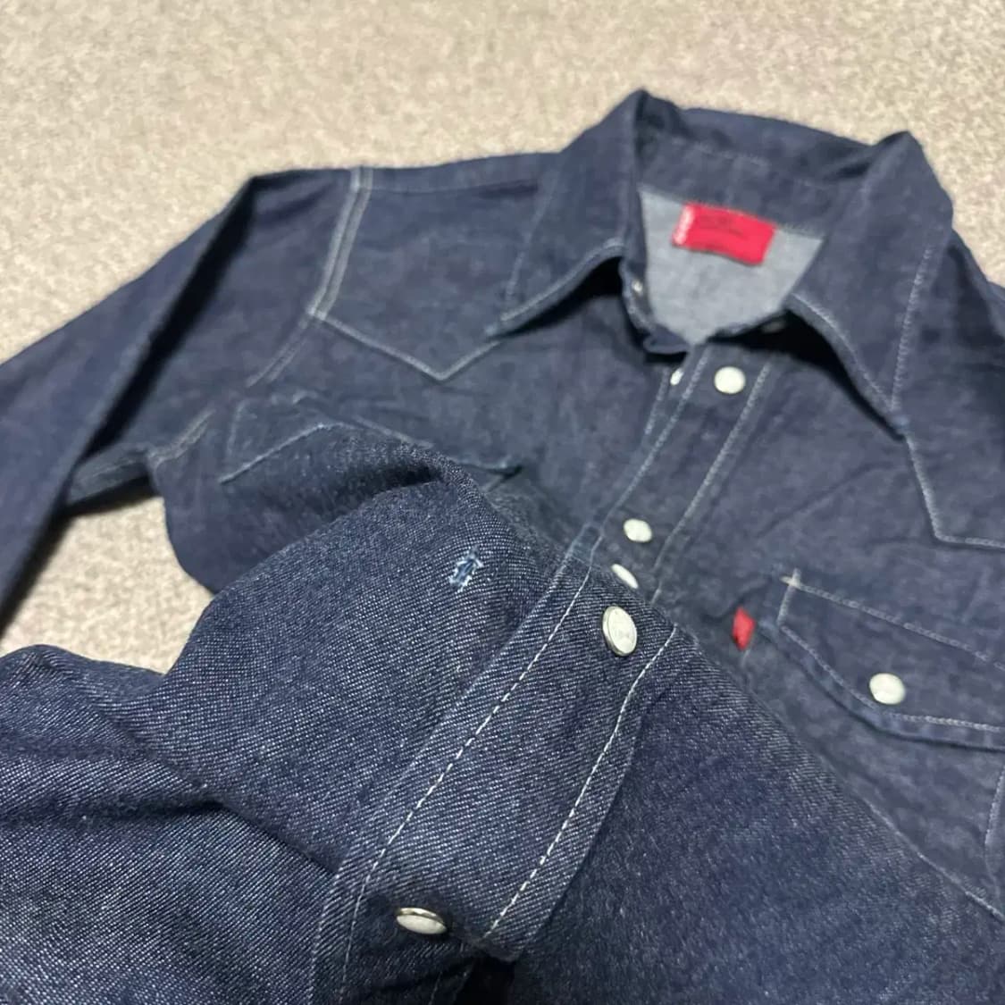 S 리바이스 레드탭 데님 셔츠 여성 상품이미지7