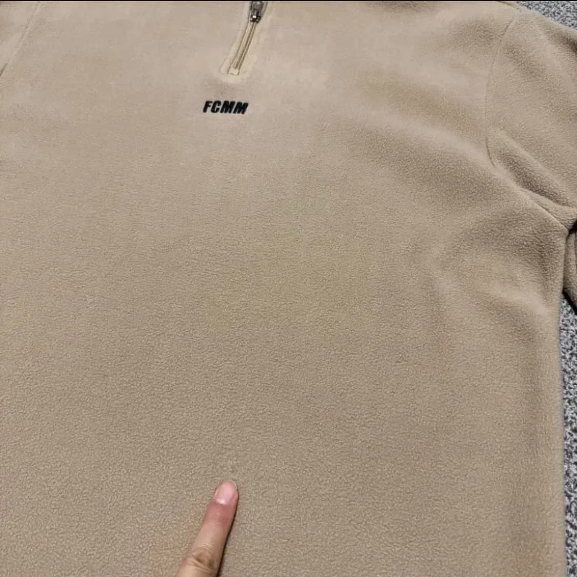 S FCMM 하프집업 플리스 맨투맨 상품이미지7