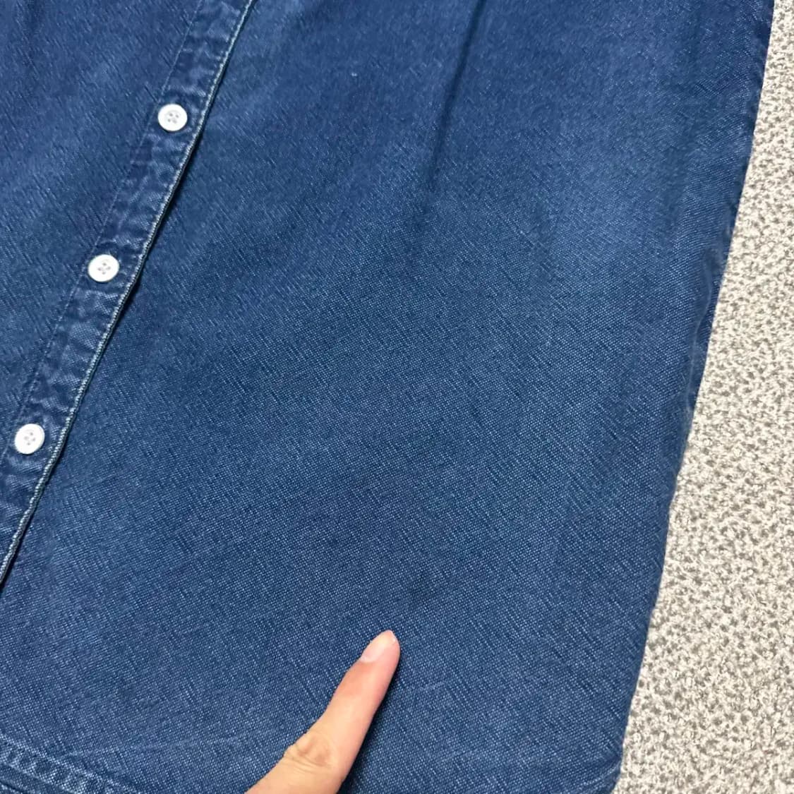 M 리바이스 데님 셔츠 원피스 상품이미지2