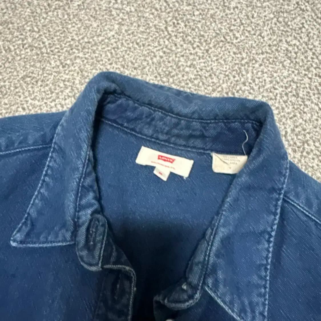 M 리바이스 데님 셔츠 원피스 상품이미지4