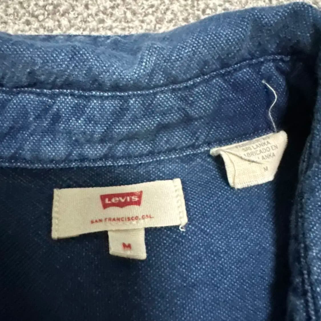 M 리바이스 데님 셔츠 원피스 상품이미지5