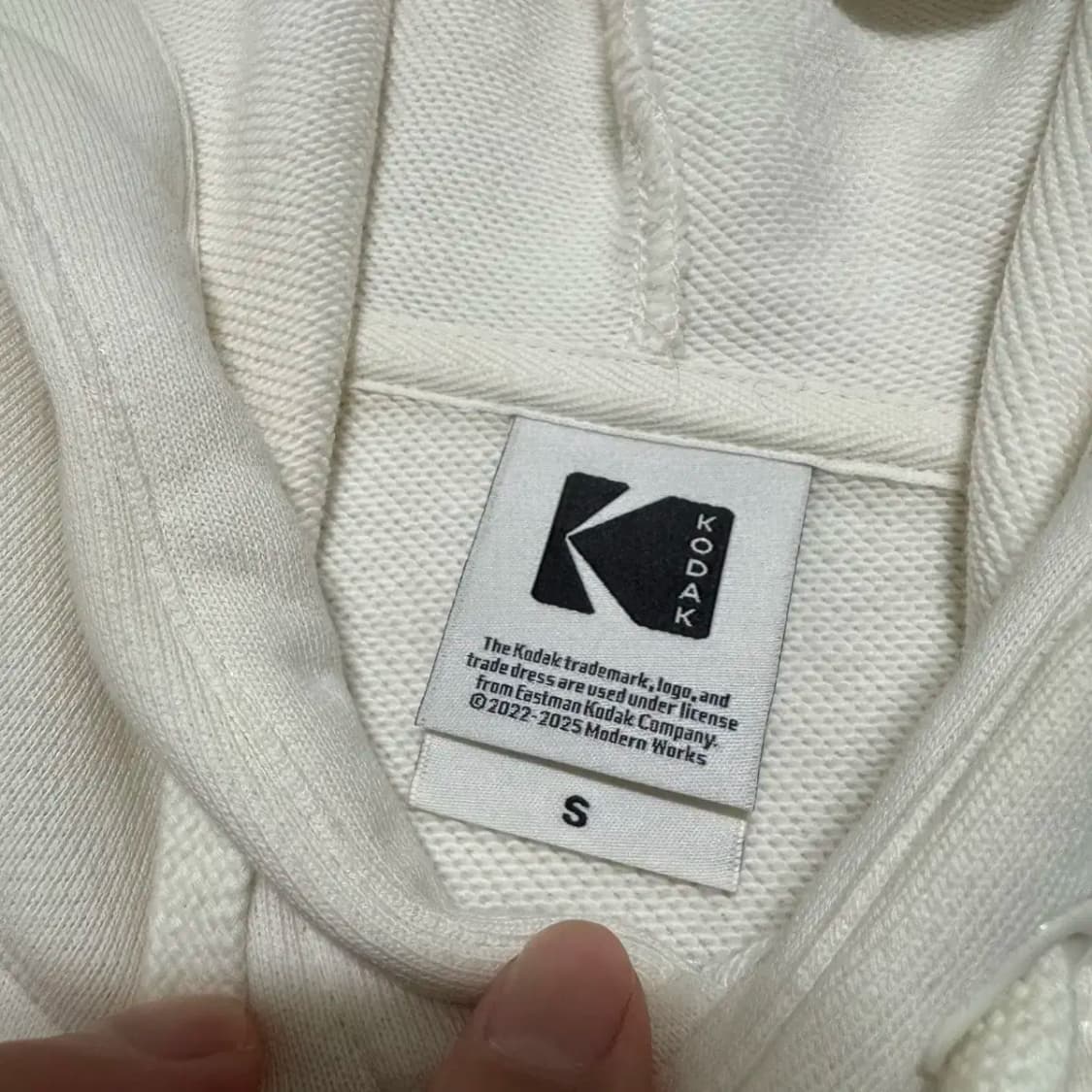 S 코닥 크롭 후드티 상품이미지3