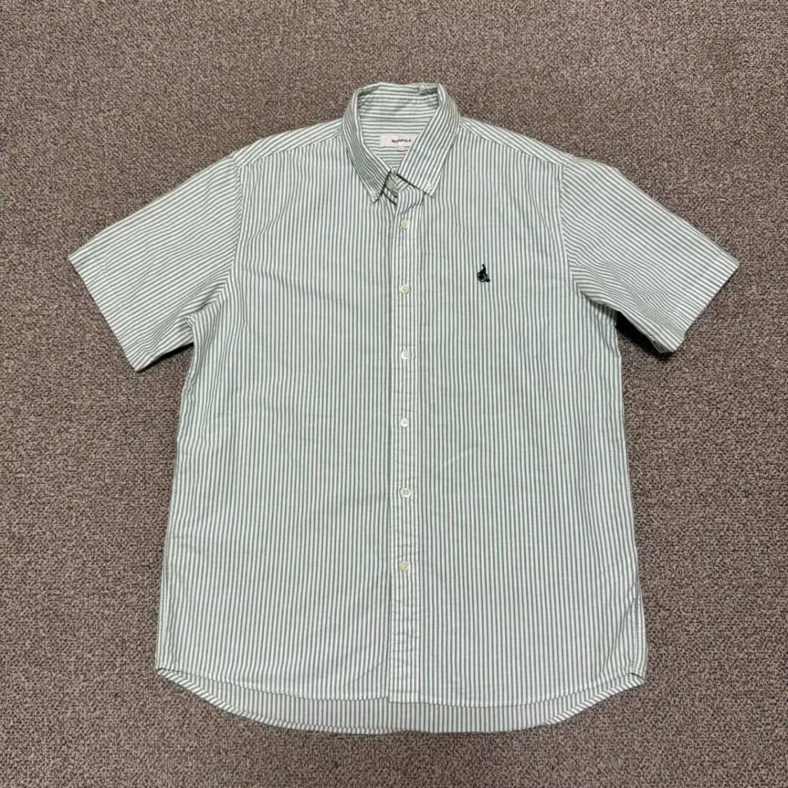 M 빈폴 스트라이프 반팔 셔츠 상품이미지1