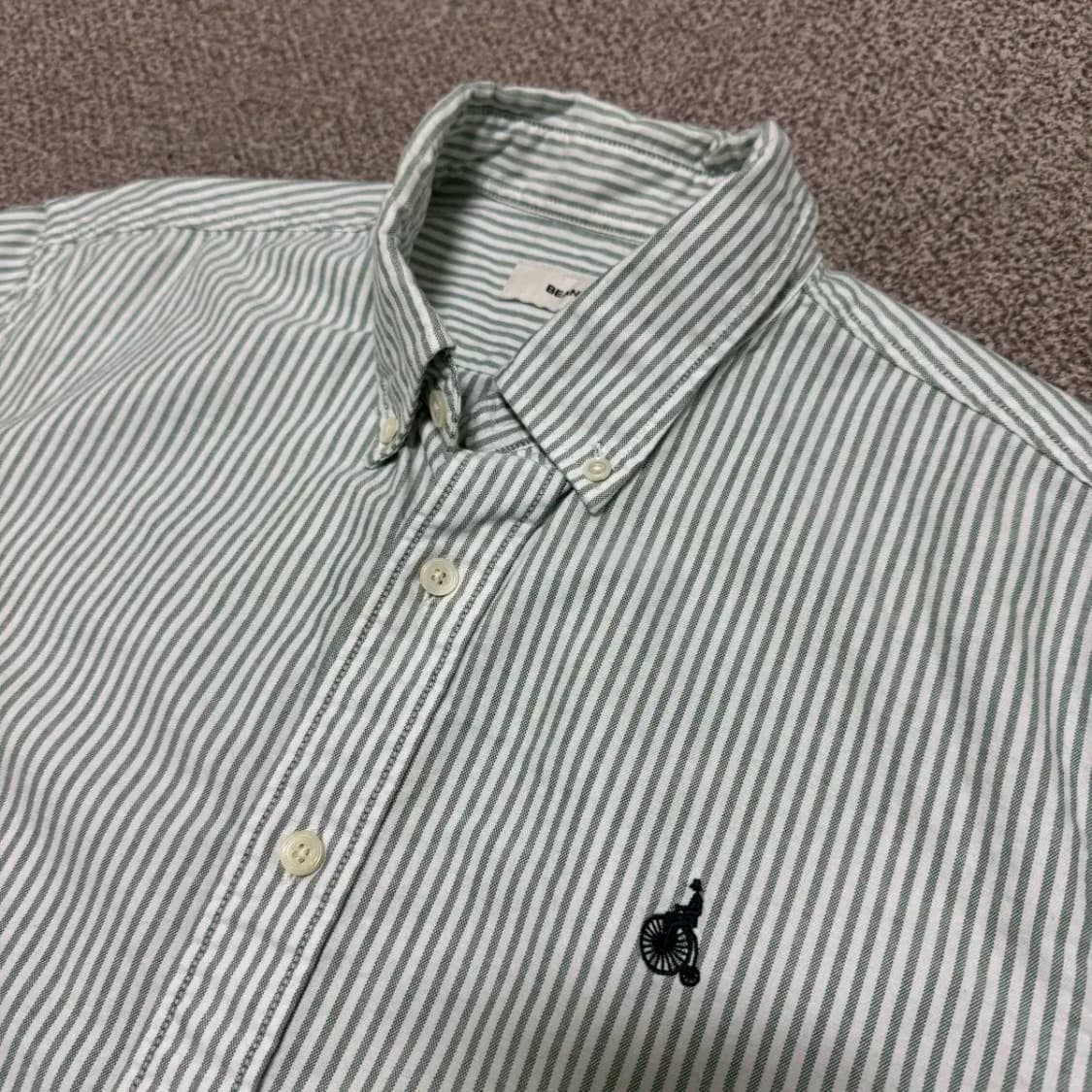 M 빈폴 스트라이프 반팔 셔츠 상품이미지2