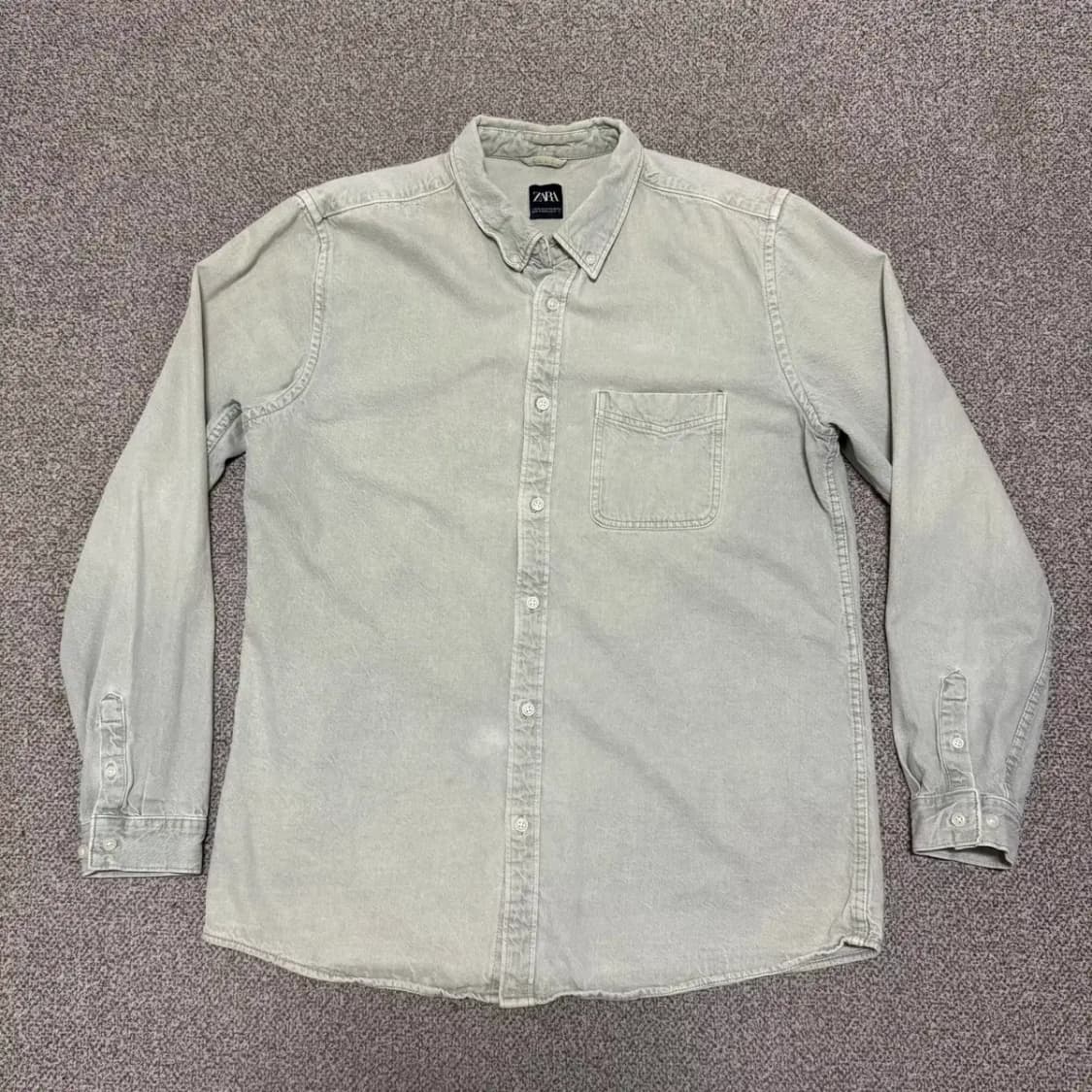 XL 자라 데님 셔츠 상품이미지1