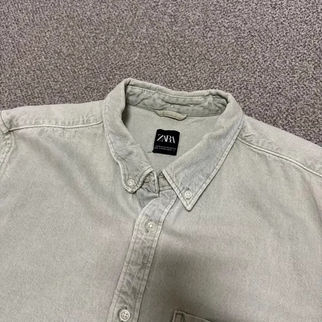 XL 자라 데님 셔츠 상품이미지2