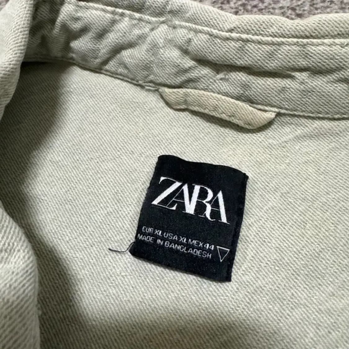 XL 자라 데님 셔츠 상품이미지3