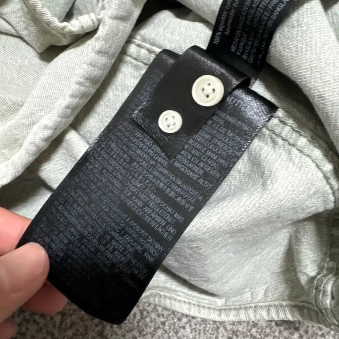 XL 자라 데님 셔츠 상품이미지4